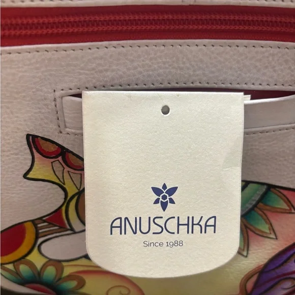 Anuschka Multicolor Elephant Shoulder Bag - Picture 5 of 5